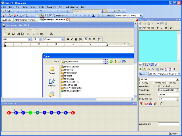 Screen image of this step