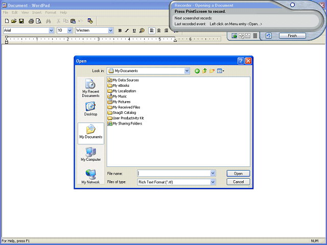 Screen image of this step