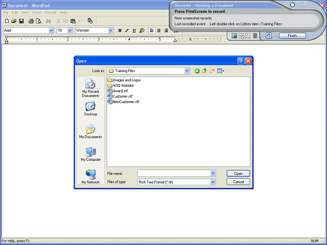 Screen image of this step