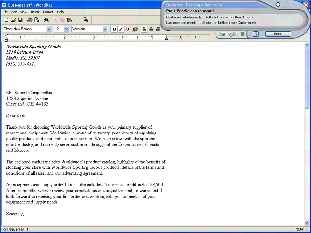 Screen image of this step