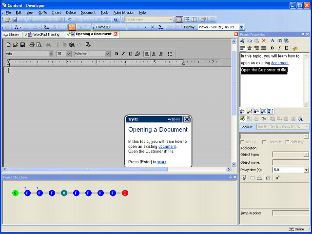 Screen image of this step