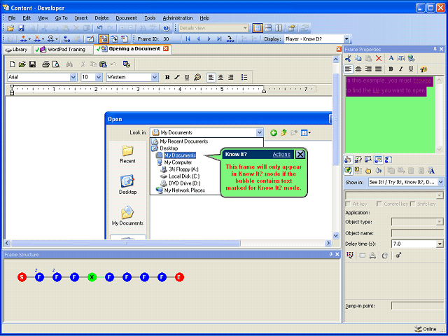Screen image of this step