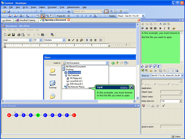 Screen image of this step
