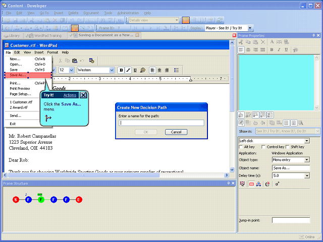 Screen image of this step