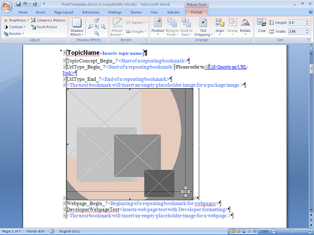 Screen image of this step