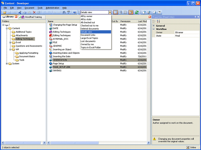 Screen image of this step