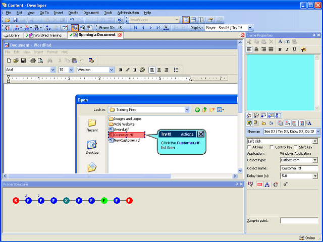 Screen image of this step