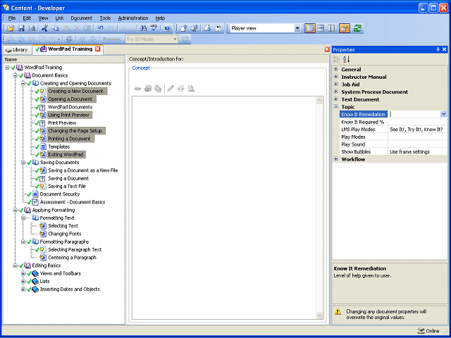 Screen image of this step