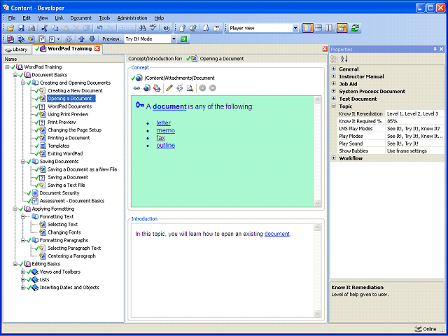 Screen image of this step