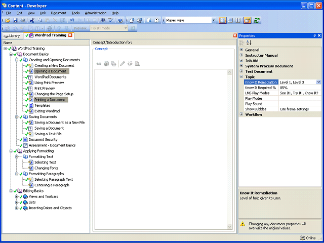 Screen image of this step