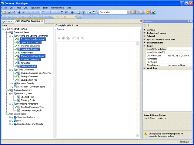 Screen image of this step