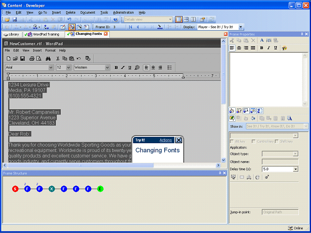 Screen image of this step