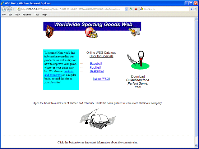 Screen image of this step