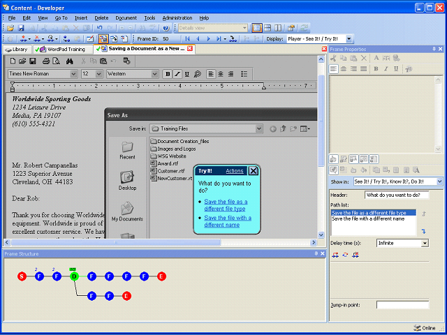 Screen image of this step
