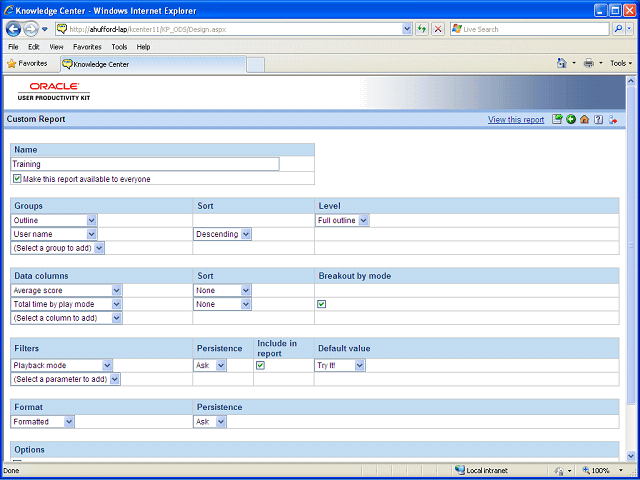 Screen image of this step