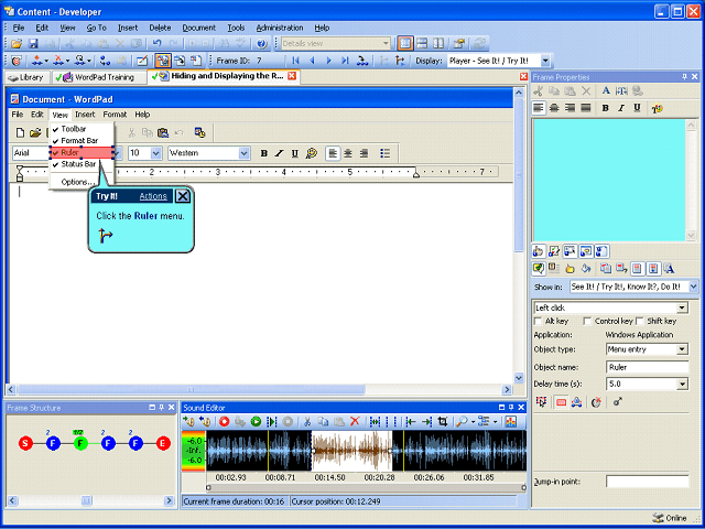 Screen image of this step