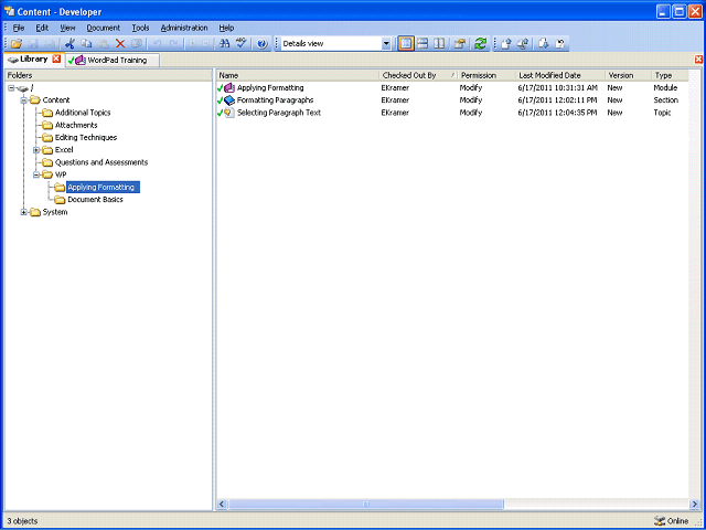 Screen image of this step
