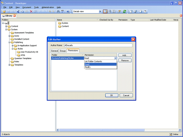 Screen image of this step