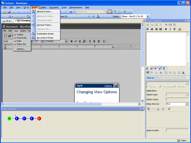 Screen image of this step