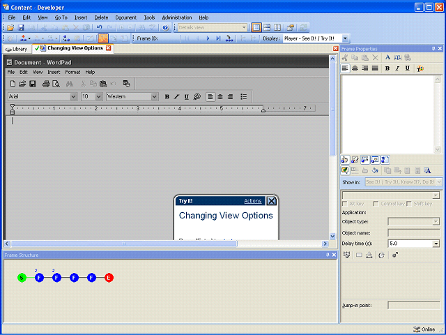 Screen image of this step
