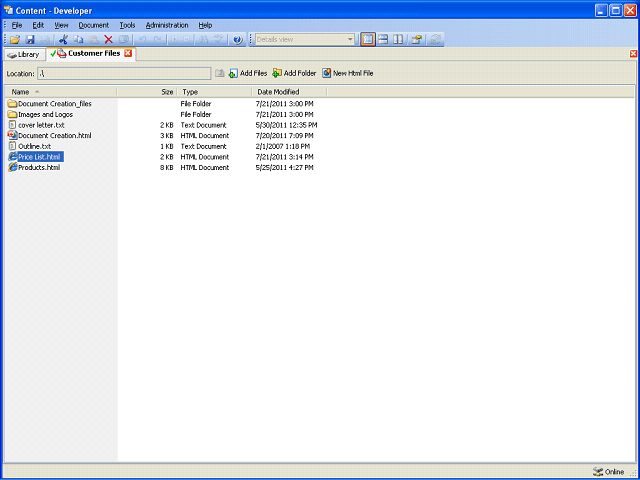 Screen image of this step