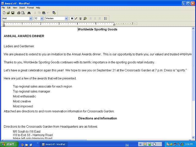 Screen image of this step