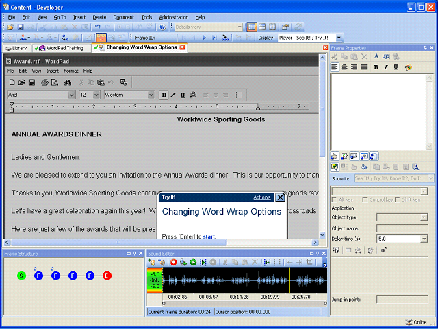 Screen image of this step
