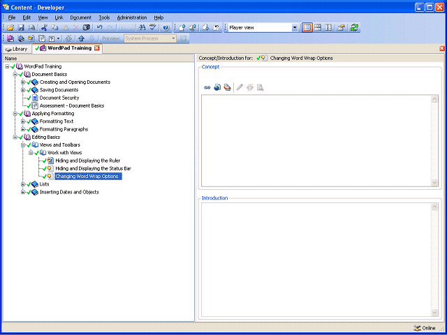 Screen image of this step
