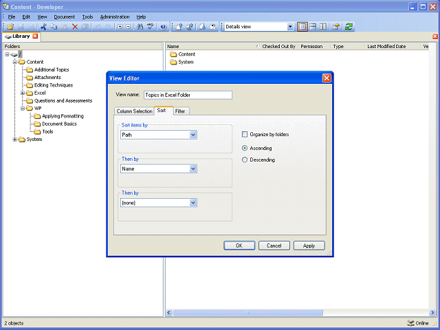 Screen image of this step