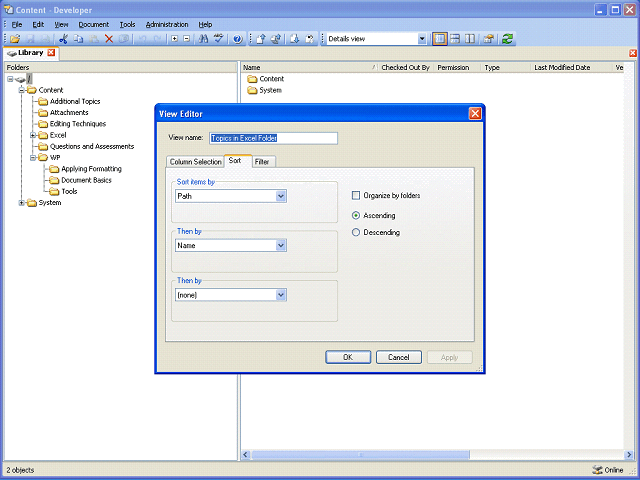 Screen image of this step