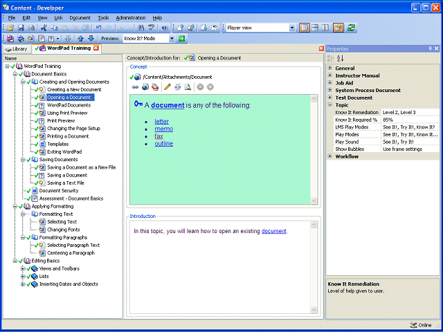 Screen image of this step