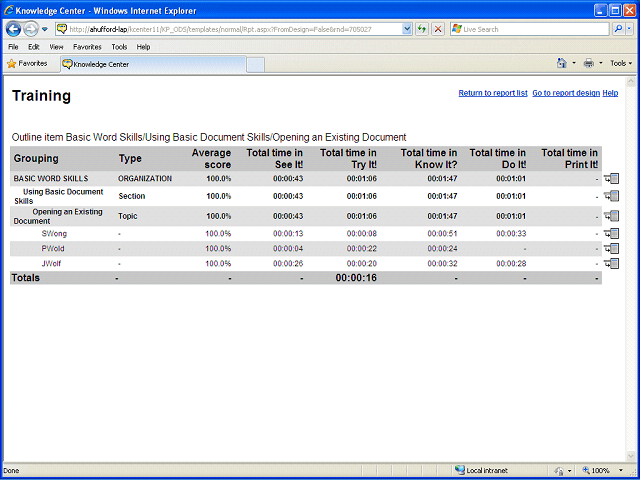 Screen image of this step