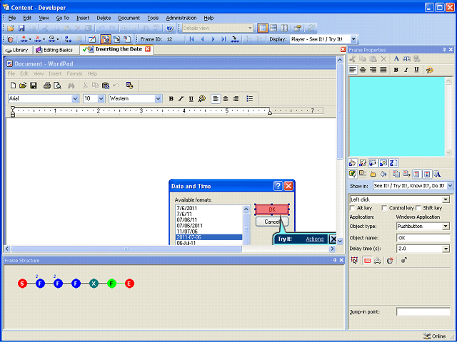 Screen image of this step