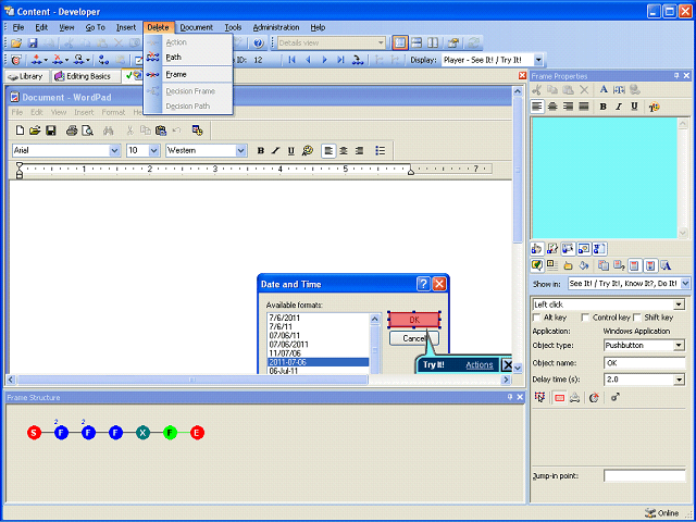 Screen image of this step