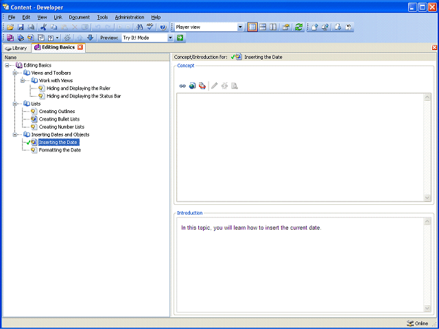 Screen image of this step