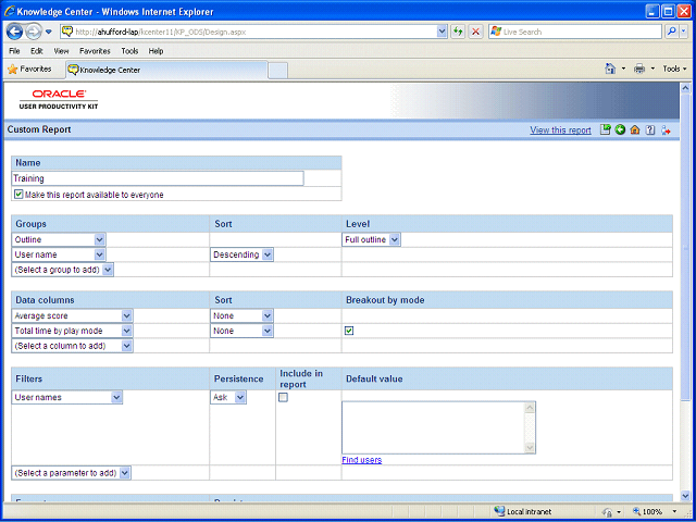 Screen image of this step