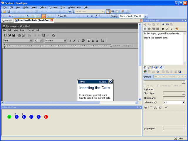 Screen image of this step