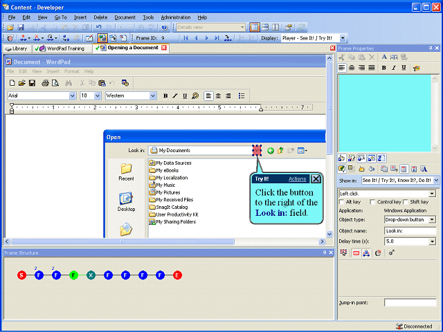 Screen image of this step