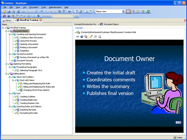 Screen image of this step