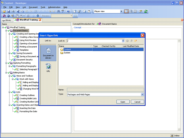 Screen image of this step
