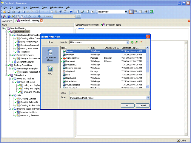 Screen image of this step