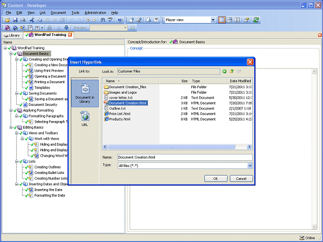 Screen image of this step