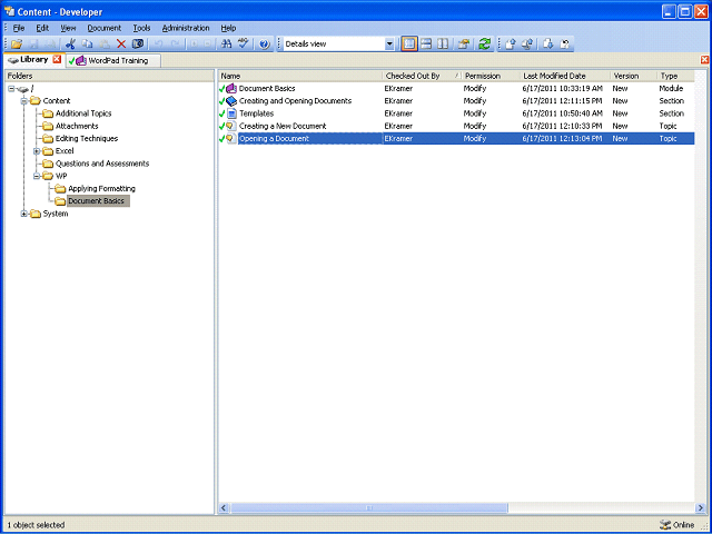 Screen image of this step