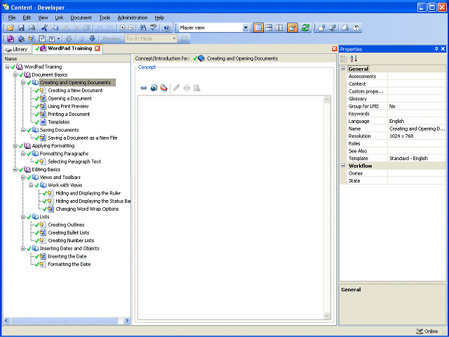 Screen image of this step