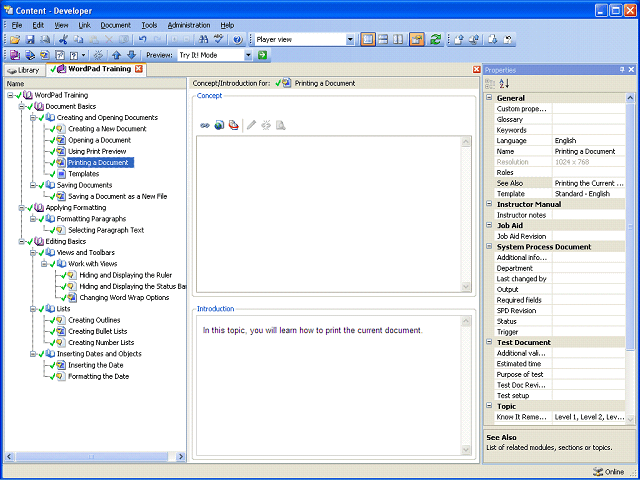 Screen image of this step
