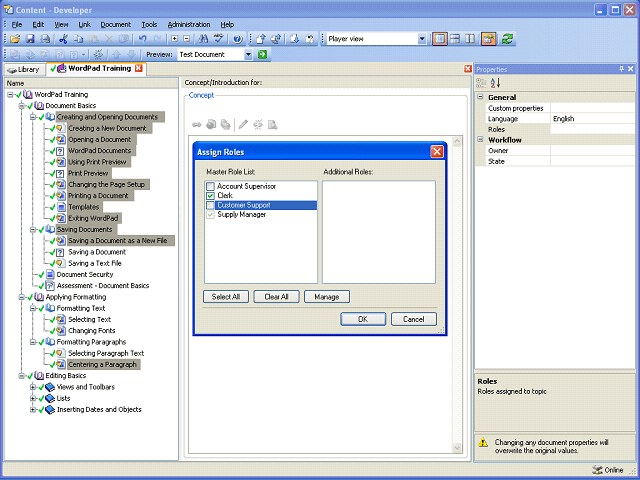 Screen image of this step