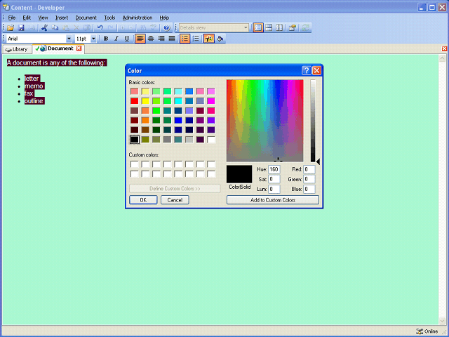 Screen image of this step