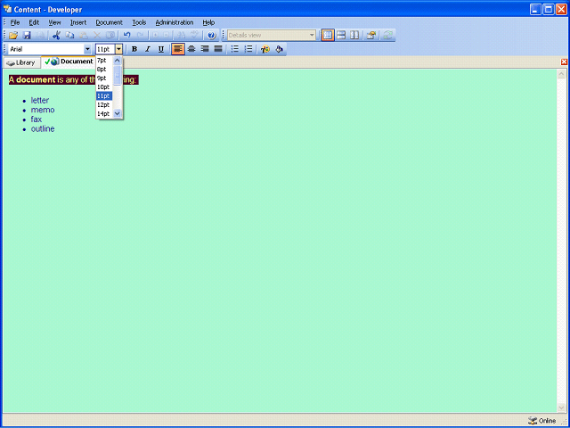 Screen image of this step