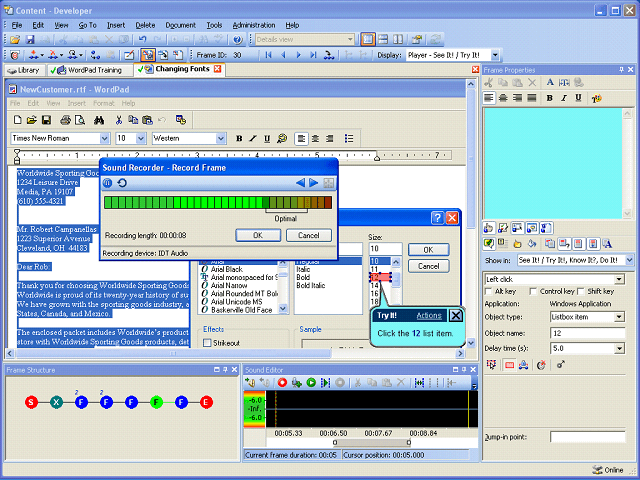 Screen image of this step