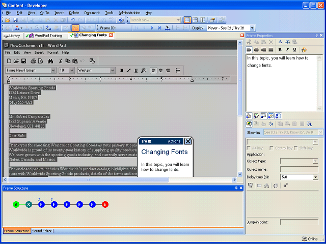 Screen image of this step